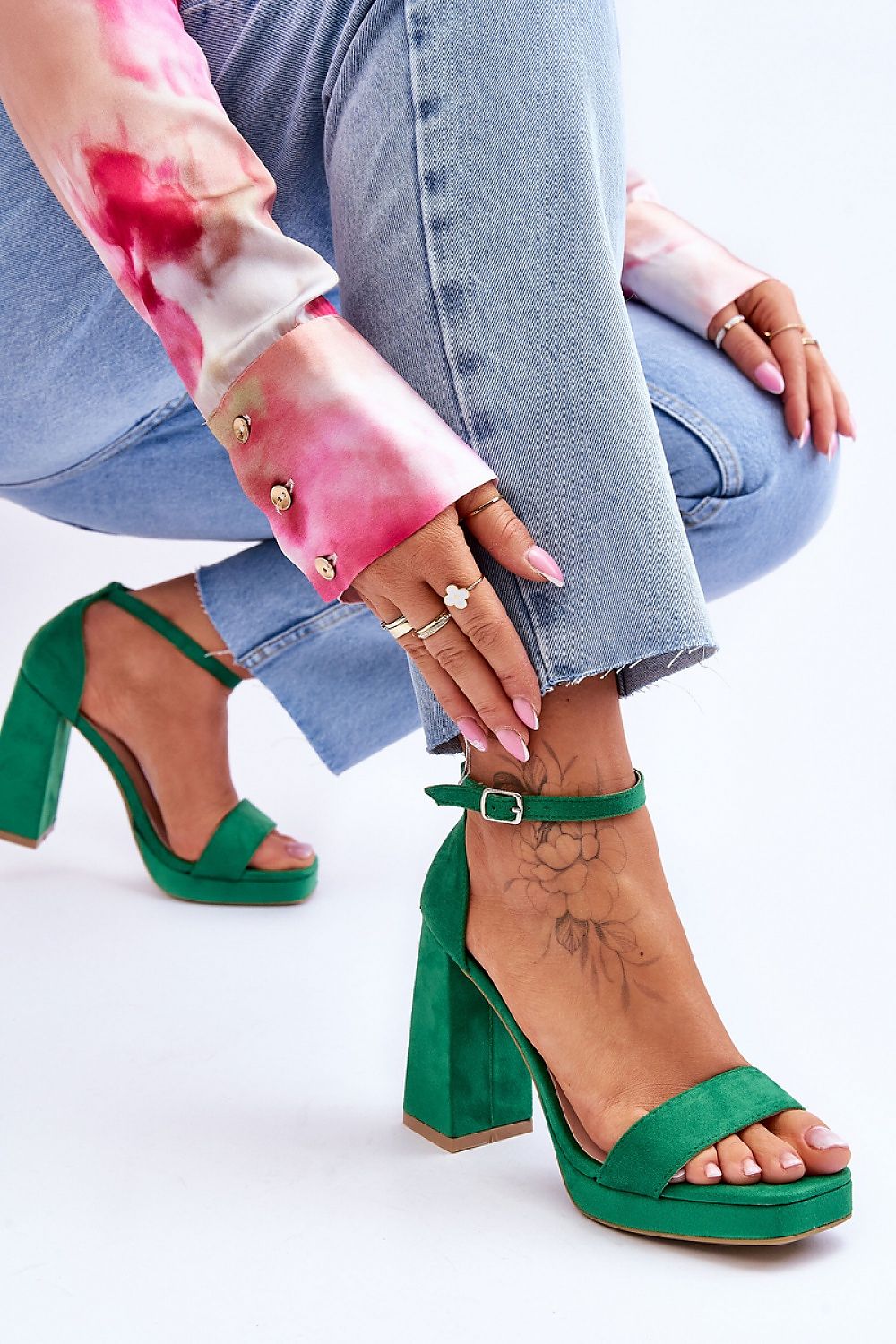 Heel sandals model 179872